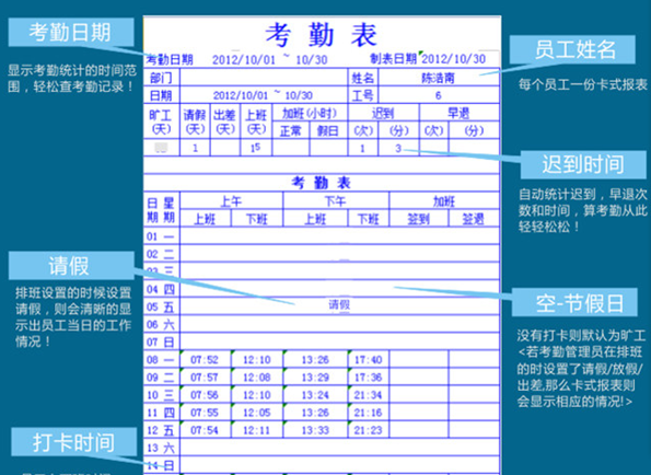 浩顺C128指纹考勤机